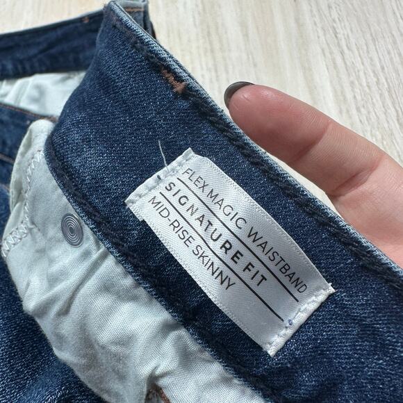 Lane Bryant Flex Magic Waistband Signature Fit Mid Rise Skinny Jeans Plus 22 - Picture 10 of 15